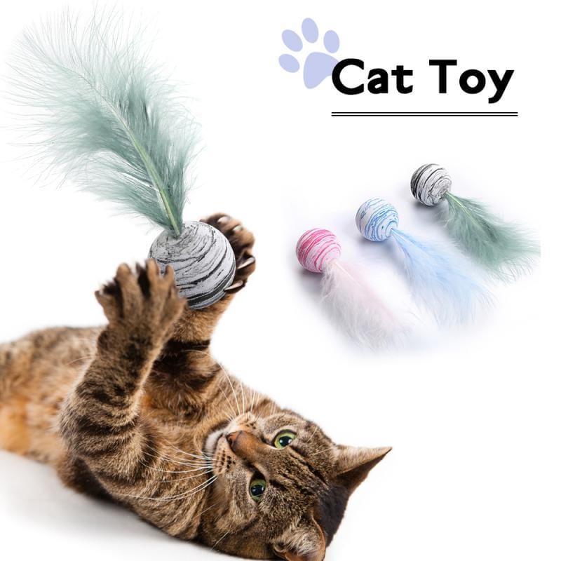 Cat Feather Balls